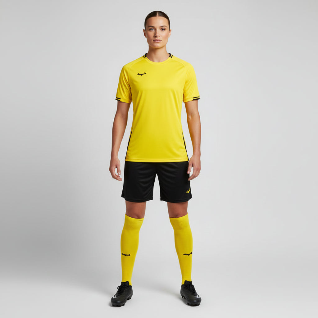 AeroSwift Dri-FIT Combo-Set Schwarz/Gelb