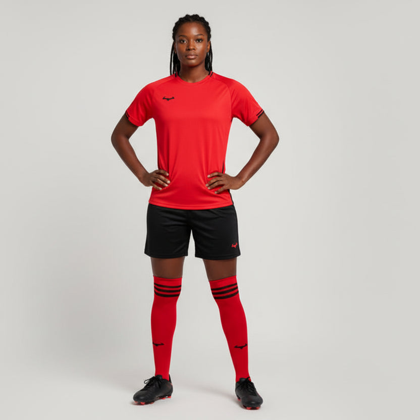 AeroSwift Dri-FIT Combo-Set Schwarz/Rot