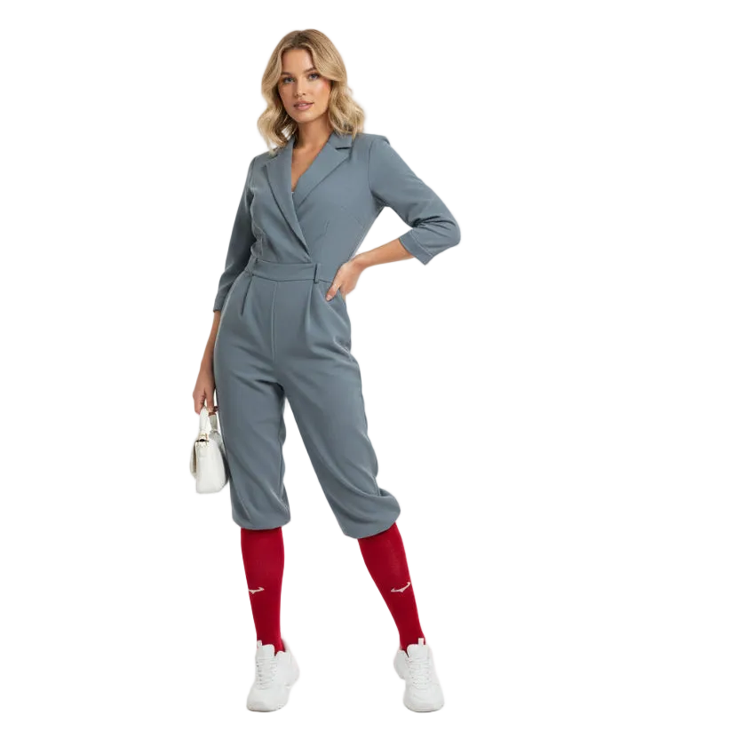 Demon Athletics Academy Fußballsocken Wein Rot