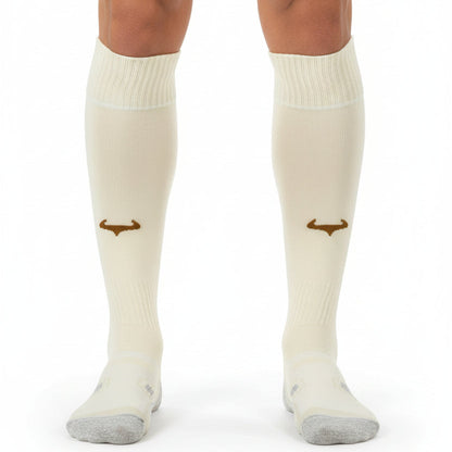 Demon Athletics Academy Fußballsocken Beige