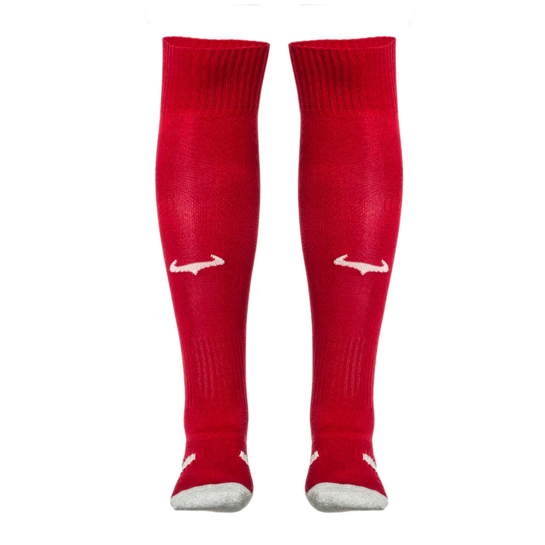 Demon Athletics Academy Fußballsocken Wein Rot