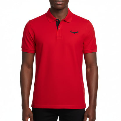 Demon Athletics Poloshirt Rot