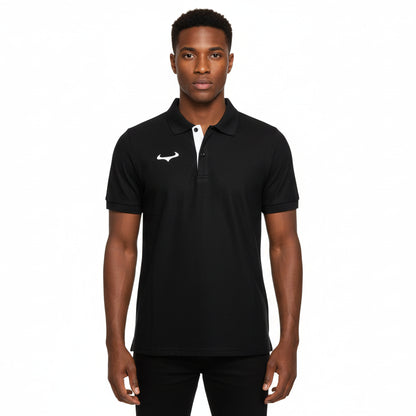 Demon Athletics Poloshirt Schwarz