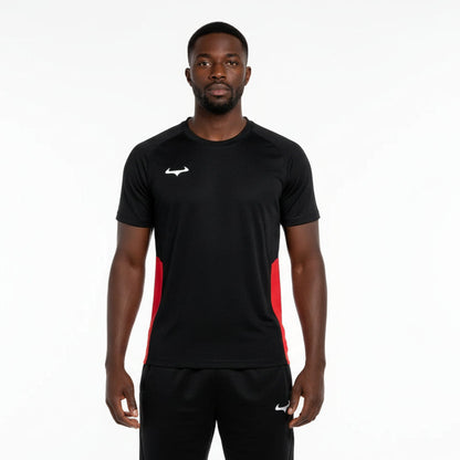 Demon Athletics AeroSwift  T-shirt Schwarz-Rot