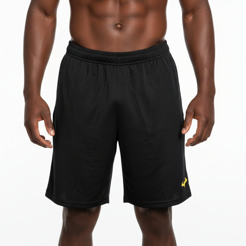 Demon Athletics Trikot Hosen Schwarz/Gelb