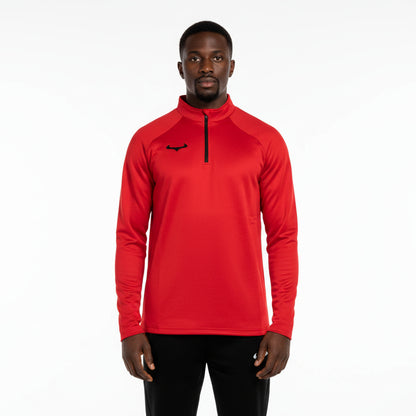Demon Athletics Classic Zip-Trainingspulli Rot