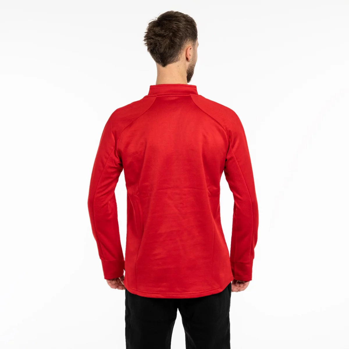 Demon Athletics Classic Zip-Trainingspulli Rot