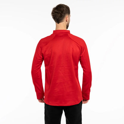 Demon Athletics Classic Zip-Trainingspulli Rot