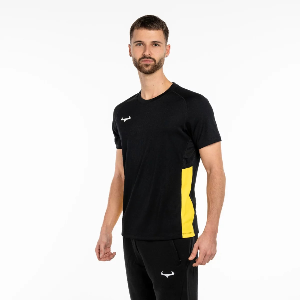 Demon Athletics T-shirt AeroSwift Schwarz-Gelb